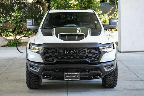 Bright White Clearcoat 2026 RAM 1500 RHO Crew Cab 4x4 5'7' Box