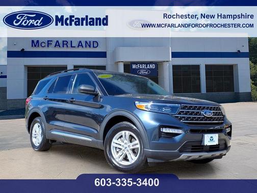 Blue Metallic 2023 Ford Explorer XLT