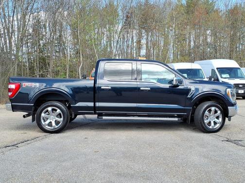 Blue 2022 Ford F-150 Lariat