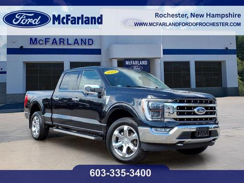Blue 2022 Ford F-150 Lariat