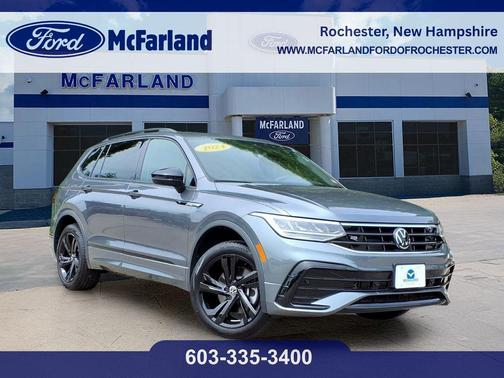 Platinum Gray Metallic 2024 Volkswagen Tiguan 2.0T SE R-Line Black 4MOTION