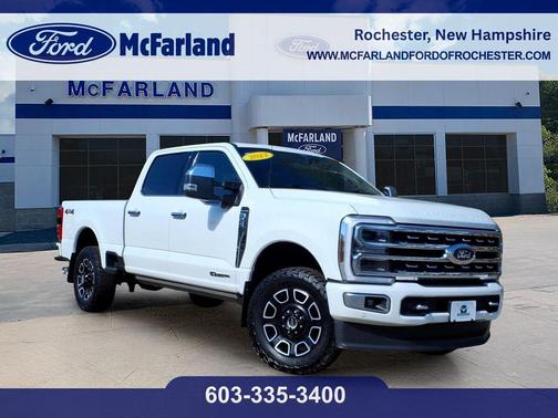 White 2023 Ford F-250 Platinum