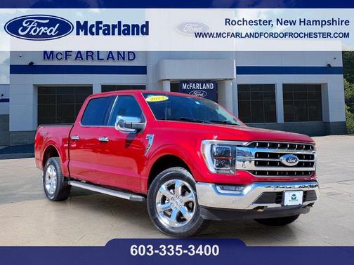 Red Metallic 2023 Ford F-150 Lariat