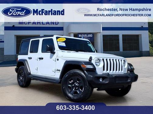 Bright White Clearcoat 2023 Jeep Wrangler Sport