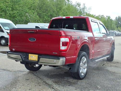 Red Metallic 2022 Ford F-150 Lariat