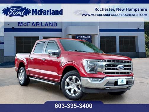 Red Metallic 2022 Ford F-150 Lariat