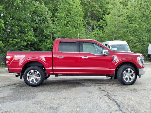 Red Metallic 2022 Ford F-150 Lariat