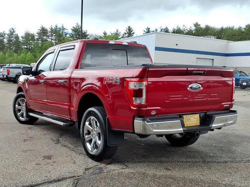 Red Metallic 2022 Ford F-150 Lariat