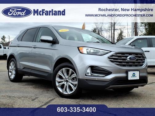 Silver Metallic 2024 Ford Edge Titanium
