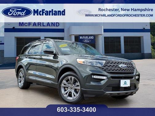 Green Metallic 2022 Ford Explorer XLT