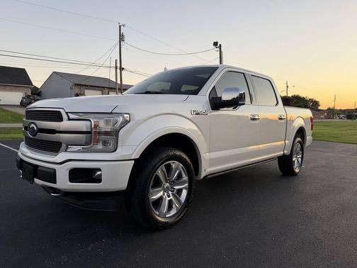 White 2019 Ford F-150 Platinum