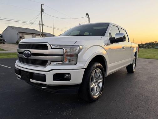 White 2019 Ford F-150 Platinum