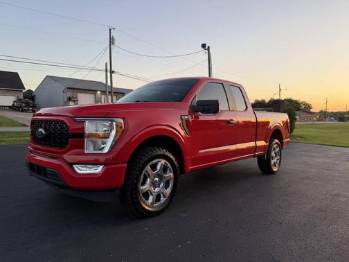 Red 2021 Ford F-150 XLT