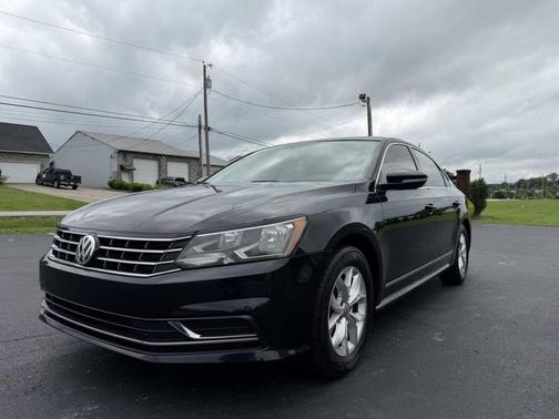 Black 2017 Volkswagen Passat 1.8T S 4dr Sedan