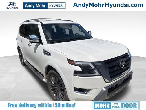 Aspen White Tricoat 2023 Nissan Armada Platinum 4WD