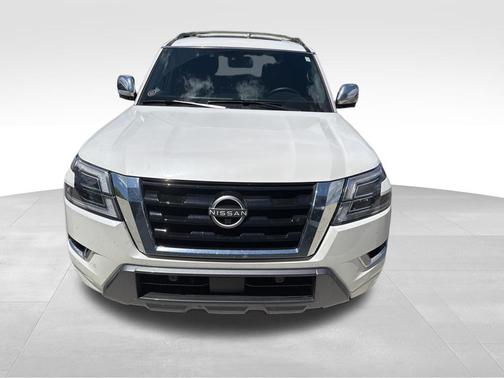 Aspen White Tricoat 2023 Nissan Armada Platinum 4WD