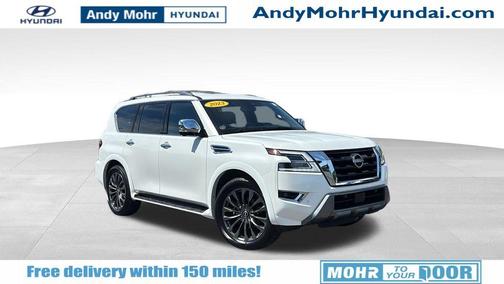 Aspen White Tricoat 2023 Nissan Armada Platinum 4WD