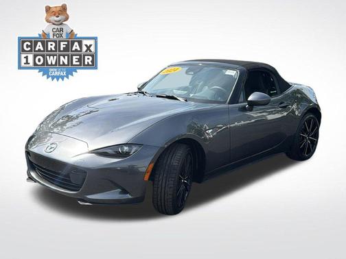 Machine Gray Metallic 2024 Mazda MX-5 Miata Grand Touring