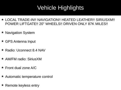 2015 Jeep Grand Cherokee Overland