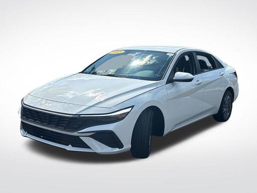 Serenity White 2025 Hyundai ELANTRA HEV Blue