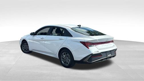 Serenity White 2025 Hyundai ELANTRA HEV Blue