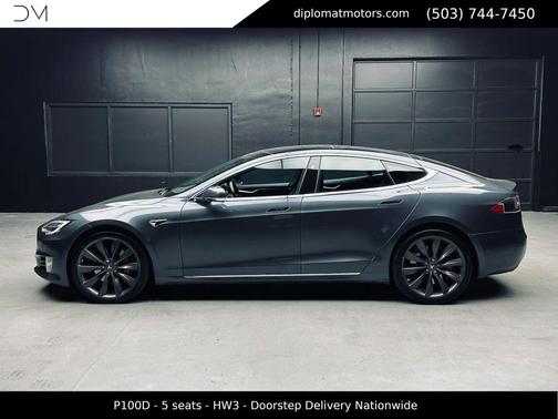 Titanium Metallic 2016 Tesla Model S P100D