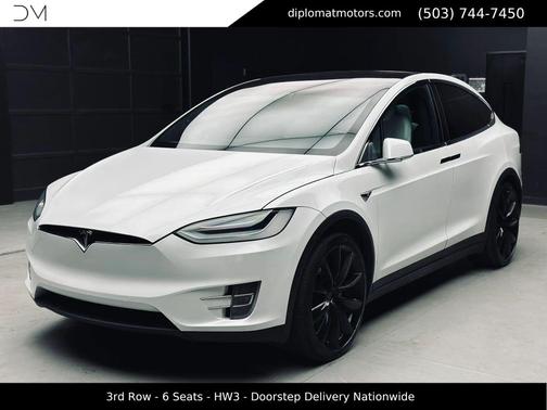Gray 2020 Tesla Model X Performance Dual Motor All-Wheel Drive