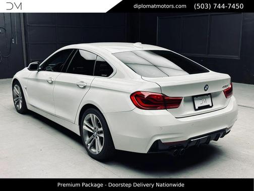 White 2018 BMW 430 Gran Coupe i