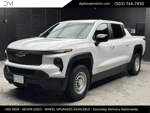 White 2024 Chevrolet Silverado EV Work Truck