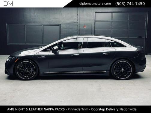 Gray 2023 Mercedes-Benz AMG EQE 4MATIC+