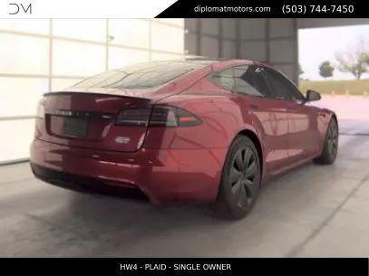 Ultra Red 2024 Tesla Model S Plaid