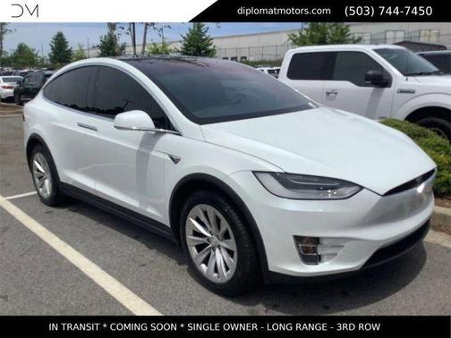 Pearl White Multi-Coat 2020 Tesla Model X Long Range Dual Motor All-Wheel Drive