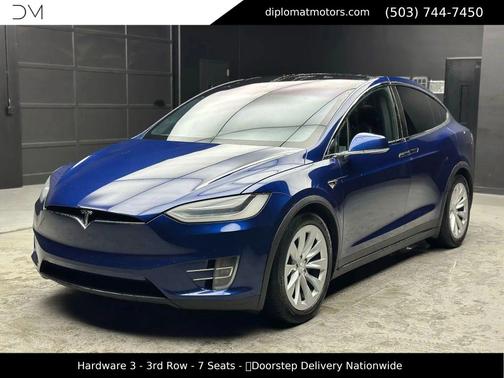 Deep Blue Metallic 2019 Tesla Model X Long Range