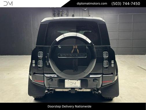 Black 2025 Land Rover Defender 110 V8