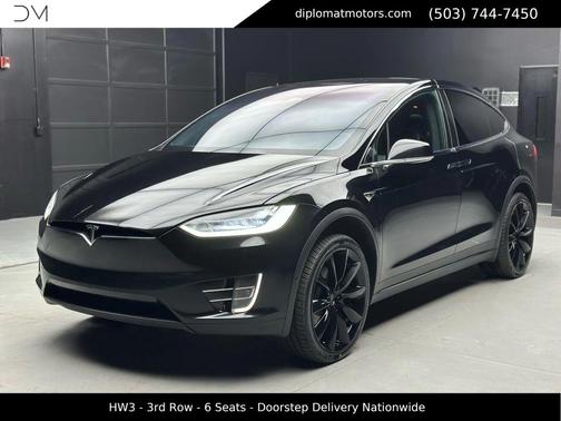 Solid Black 2019 Tesla Model X Long Range