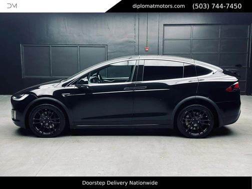Black 2017 Tesla Model X 90D