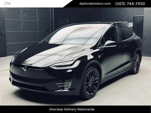 Black 2017 Tesla Model X 90D