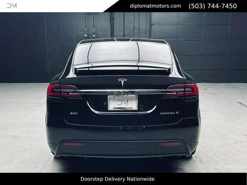 Black 2017 Tesla Model X 90D