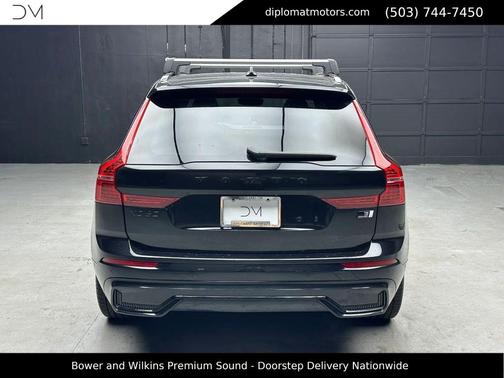 Black 2024 Volvo XC60 T8 Recharge Ultimate Black Edition Sport Utility 4D