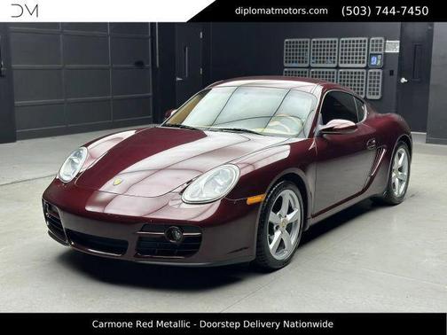 Burgundy 2007 Porsche Cayman Coupe 2D