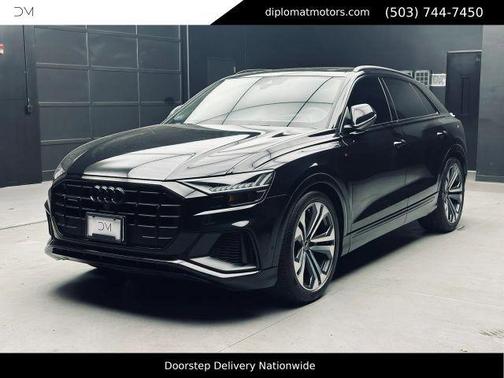Black 2021 Audi Q8 55 Prestige