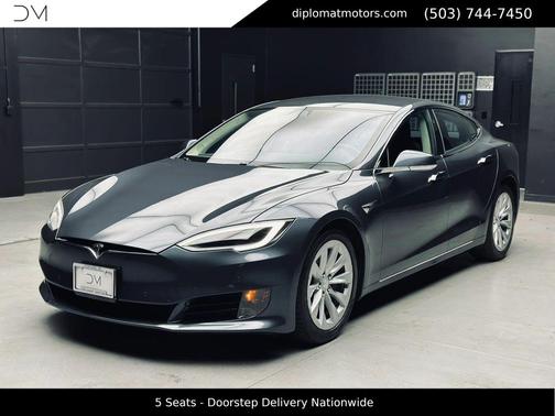 Gray 2017 Tesla Model S 75D