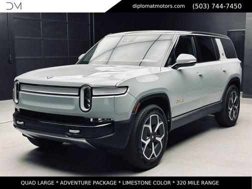 GRAY 2024 Rivian R1S Adventure Quad Motor Large Pack