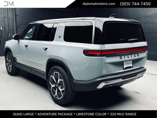 GRAY 2024 Rivian R1S Adventure Quad Motor Large Pack