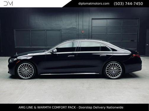 Black 2023 Mercedes-Benz S-Class 4MATIC