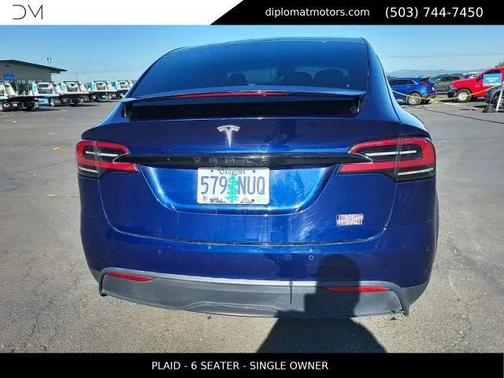 Deep Blue Metallic 2022 Tesla Model X Plaid Tri Motor All-Wheel Drive