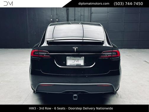 Solid Black 2022 Tesla Model X Long Range Sport Utility 4D
