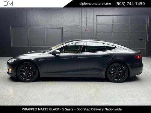 Black 2014 Tesla Model S 85