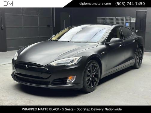 Black 2014 Tesla Model S 85
