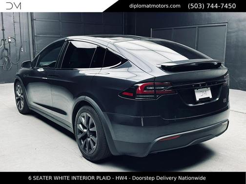 Solid Black 2024 Tesla Model X Plaid Tri Motor All-Wheel Drive